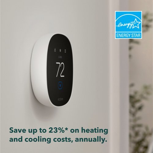 ecobee Smart Thermostat Essential - Programmable Wi-Fi Thermostat - Works with Siri, Alexa, and Google Assistant - White WORLDWIDE DELIVERY