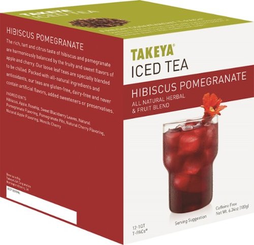  Takeya - Hibiscus Pomegranate Iced Tea Packets (12-Pack)