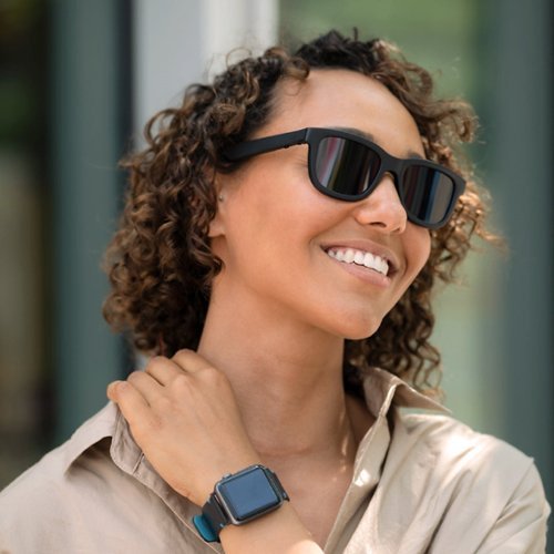 Ampere Dusk Lite Smart Sunglasses with Electronic Tint Adjustable Lenses - Black GLOBAL SHIPPING