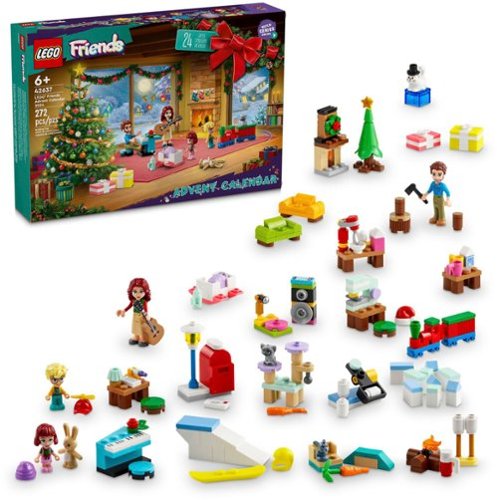LEGO Friends 2024 Advent Calendar, Christmas Toy for Kids, 5 Characters & 3 Animals Included, 42637