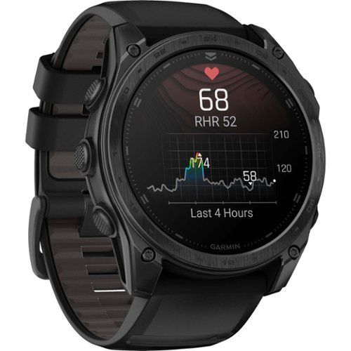 Garmin tactix 8 AMOLED GPS Smartwatch 51 mm Fiber-reinforced polymer with titanium rear cover - Black - (2025) WHERE TO BUY