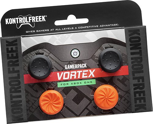  KontrolFreek - GamerPack Vortex Analog Stick Extenders for Xbox One - Black/Orange