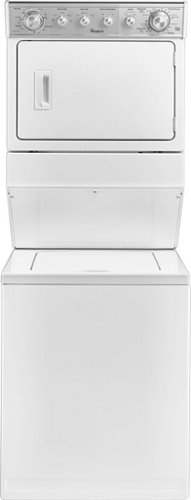  Whirlpool - 2.5 Cu. Ft. 8-Cycle Washer and 5.9 Cu. Ft. 6-Cycle Dryer Electric Laundry Center