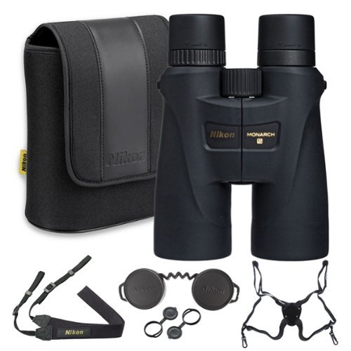 Nikon 20x56 Monarch 5 Roof Prism Binoculars Waterproof Bundle