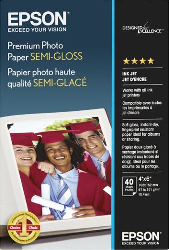  Epson - Premium Semigloss Photo Paper - White