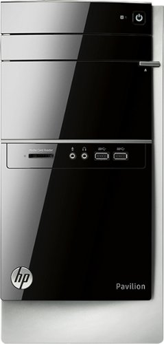 HP - Geek Squad Certified Refurbished Pavilion Desktop - AMD A8-Series - 8GB Memory - 2TB Hard Drive - Gray-Front_Standard 