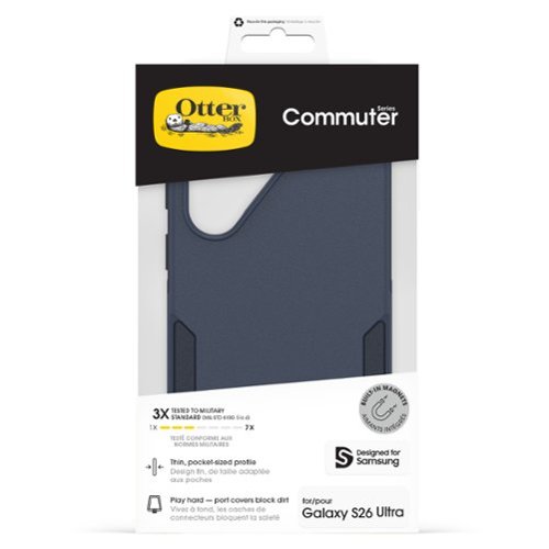 OtterBox Commuter Series Hard Shell for Samsung Galaxy S26 Ultra - Blue WORLDWIDE DELIVERY