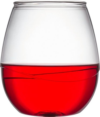  Takeya - 4 Pk. 6-Oz. Stemless Wine Glasses - Clear