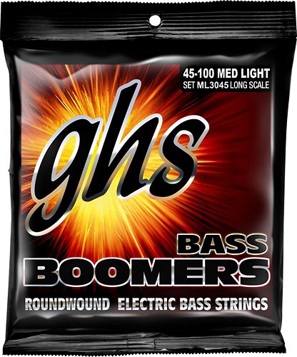  GHS Strings - Bass Boomers Nickel-Plated Steel Bass Guitar Strings - Silver