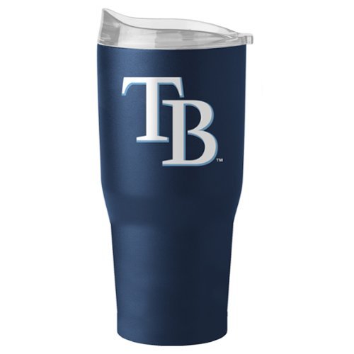 Logo Brands - Tampa Bay Rays 30oz. Flipside Powder Coat Tumbler - Multicolor-Front_Standard 