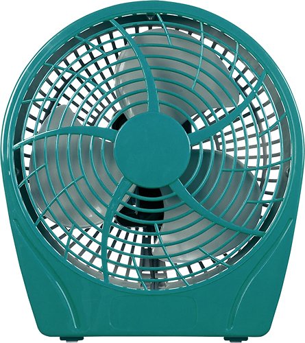 Best Buy® - 9" Table Fan - Emerald-Front_Standard 