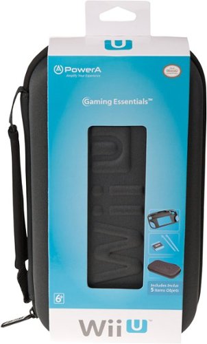  Power A - Gamer Essentials Kit for Nintendo Wii U - Black