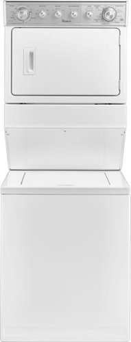  Whirlpool - 2.5 Cu. Ft. 8-Cycle Washer and 5.9 Cu. Ft. 6-Cycle Dryer Gas Laundry Center