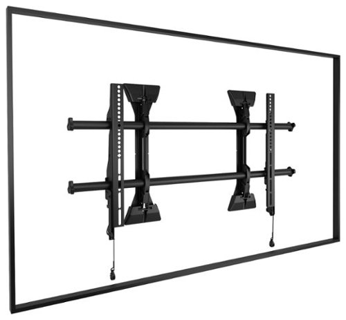 Chief - Fusion Fixed TV Wall Mount for Most 37" - 100" Flat-Panel TVs - Black