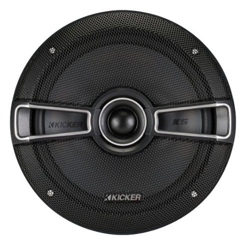  KICKER - KS Series 6.75&quot; Coaxial Car Speakers with Polypropylene Cones (Pair) - Black