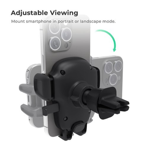 iOttie Easy One Touch 5 Universal Air Vent & Flush Mount for Mobile Phones - Black WORLDWIDE DELIVERY