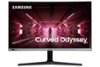 Samsung - 27” Odyssey Gaming CRG5 Series LED Curved 240Hz FHD Monitor with G-SYNC Compatibility - Dark Blue/Gray-Front_Standard