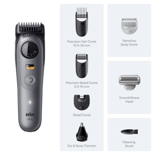 Braun Series 5 All-in-one 5510 Electric Shaver Trimmer - Moonstone Grey HOW TO BUY