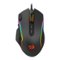 REDRAGON - Ardal M615 Gaming Mouse, with RGB streaming lights, 8 buttons, 7200 DPI, multifunctional software - Wired - Black-Front_Standard