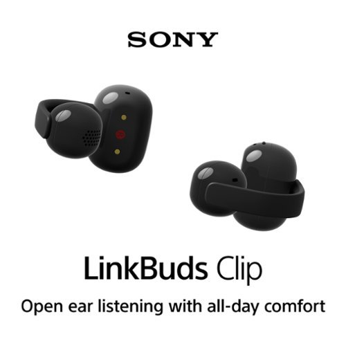 Sony LinkBuds Clip Truly Wireless Open Earbuds - Black HOW TO BUY