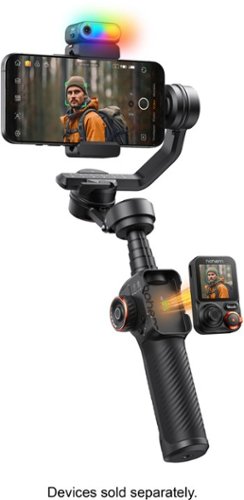 Hohem iSteady M7 3-Axis Gimbal Stabilizer for Smartphone w/ AI Tracking, Remote Control, Extendable Pole, & Magnetic RGB Light - Black BUY ONLINE
