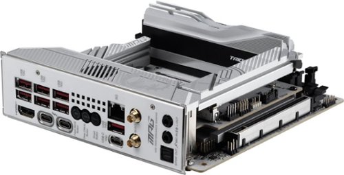 MSI MPG Z890I EDGE TI WIFI (Socket 1851) Intel Z890 Mini-ITX DDR5 Wi-Fi 7 Motherboard - Gray White/Matt GLOBAL SHIPPING
