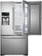 Samsung - 23 Cu. Ft. Counter Depth 3-Door Refrigerator with Food ShowCase - Stainless Steel-Front_Standard