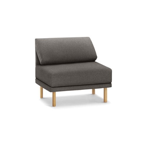 Burrow - Contemporary Range Armchair - Heather Charcoal-Front_Standard 