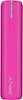 PNY - PowerPack T2600 USB Rechargeable External Battery - Pink-Front_Standard