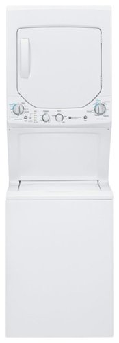  GE - Unitized Spacemaker 2.0 Cu. Ft. 12-Cycle Washer and 4.4 Cu. Ft. 4-Cycle Dryer Electric Laundry Center