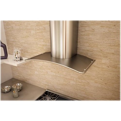 Zephyr - Essentials Europa Milano 35" Convertible Range Hood - Stainless steel and glass