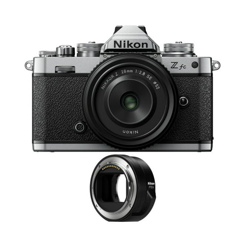 Nikon Zfc Mirrorless Camera with 28mm Lens and FTZ II Mount