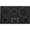 Maytag - 36" Electric Cooktop - Black-Front_Standard