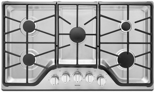 Maytag - 36" Built-In Gas Cooktop - Stainless Steel