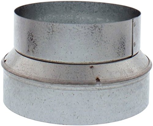Zephyr - Duct 10 In. to 8 In. Round Reducer for Range Hood - Silver