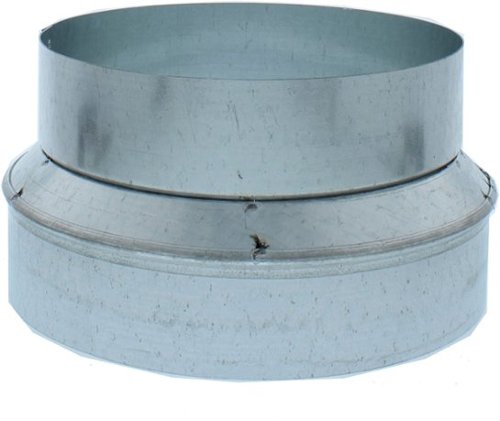Zephyr - Duct 8 In. to 7 In. Round Reducer for Range Hood - Silver