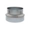 Zephyr - Duct 7 In. to 6 In. Round Reducer for Range Hood - Silver-Front_Standard