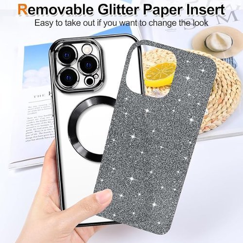 Entronix [Magnetic] Case Compatible with iPhone 15 Pro [Clear Back