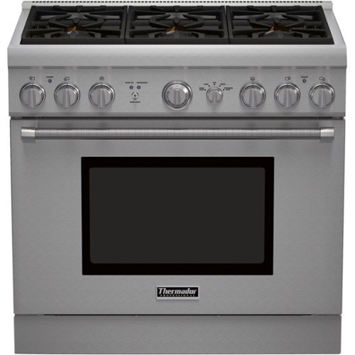 Thermador - 5.0 Cu. Ft. Freestanding Gas Convection Range