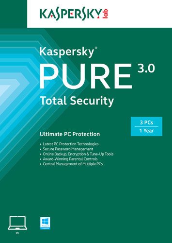  Kaspersky Lab - Kaspersky PURE 3.0 Total Security (3-Device) (1-Year Subscription)