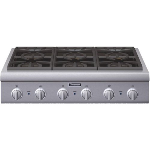  Thermador - PROFESSIONAL SERIES 36&quot; Gas Cooktop - Stainless Steel