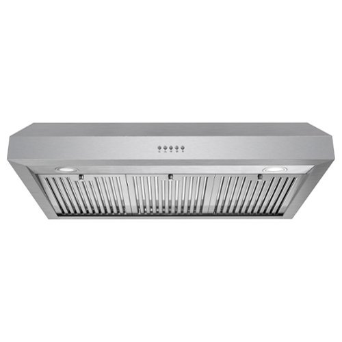 COSMO - 36 inches - Convertible - Under cabinet Range Hood - Stainless Steel-Front_Standard 