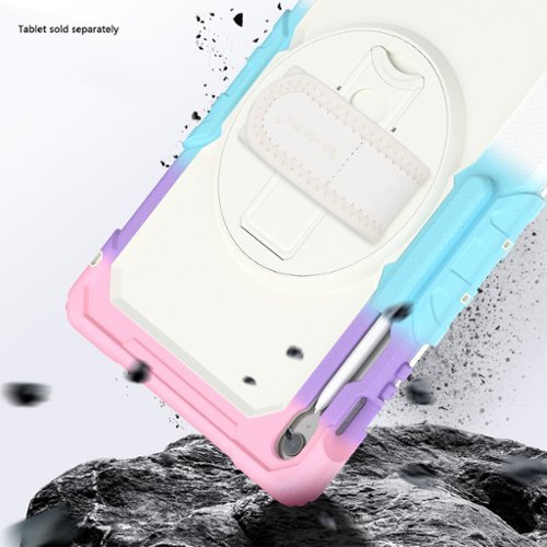 SaharaCase Raider Series Heavy Duty Case with Hand Strap for Samsung Galaxy Tab S10 FE+ - Sunset Sorbet HOW TO BUY