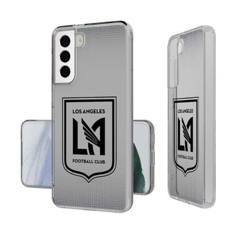 Keyscaper - MLS - LAFC Linen Logo Galaxy Clear Case - S24 - Multicolor-Front_Standard 