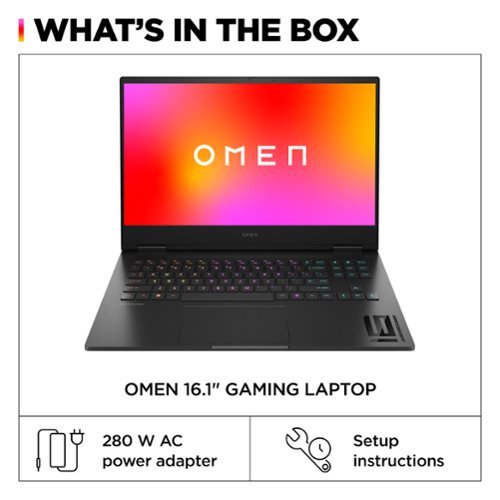 HP OMEN 16.1 165Hz Full HD Gaming Laptop - Intel Core i9 - 16GB DDR5 Memory - NVIDIA GeForce RTX 4060 - 1TB SSD - Shadow Black WORLDWIDE DELIVERY