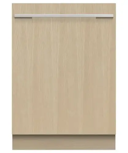 Front. Fisher & Paykel - Built-in Smart Dishwasher with Top Controls, ADA, Panel Ready, 7 Wash Cycles, 14 Place Settings, 44dba, 3 Racks - Panel Ready.