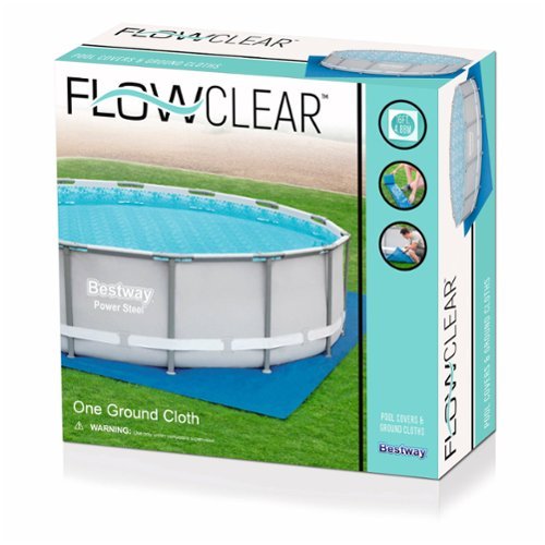 Bestway  16' x 16' Ground Cloth , Blue WORLDWIDE DELIVERY