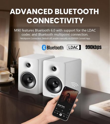 Edifier M90 Active Bookshelf Speakers, Computer Speakers Bluetooth