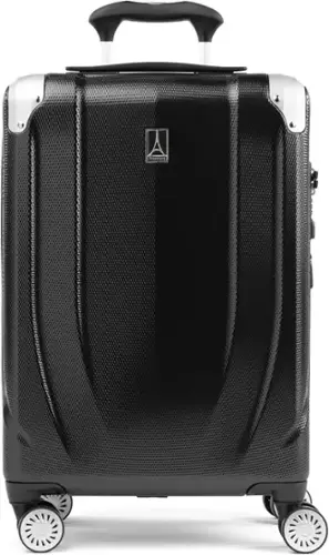 Front. Travelpro - Travelpro Pathways 3 Hardside Expandable 21" Carry On Spinner - Black Knight.