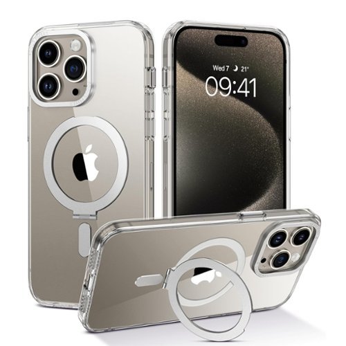 SaharaCase Hybrid-Flex Kickstand Case with MagSafe for Apple iPhone 15 Pro - Clear WORLDWIDE DELIVERY